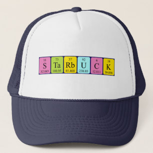Starbuck periodic table name hat