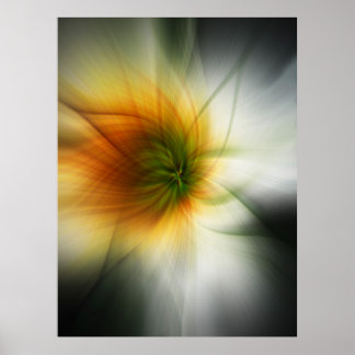 Starburst Abstract Poster