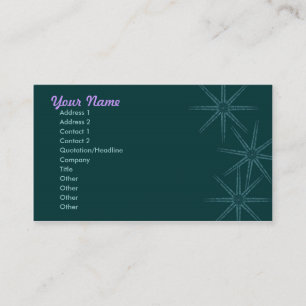 Starburst Business Card