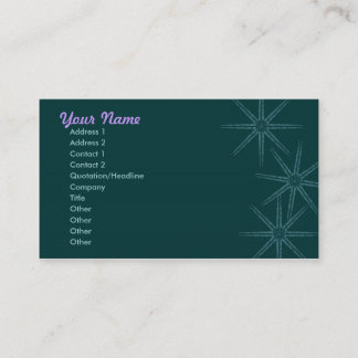 Starburst Business Card