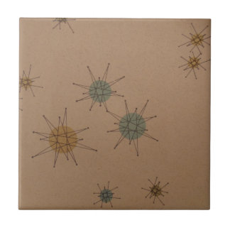 Starburst clock tile