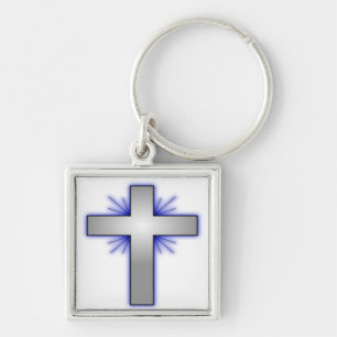 STARBURST CROSS KEY RING