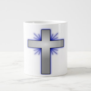STARBURST CROSS LARGE COFFEE MUG