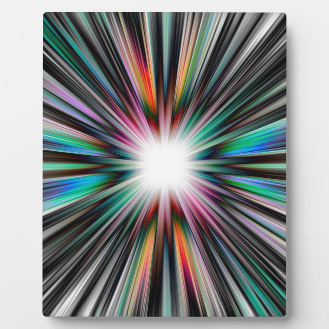 Starburst explosion pattern plaque (Front)