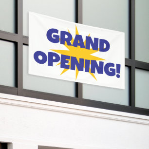 Starburst Grand Opening Banner