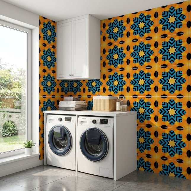Starburst In Yellow Tile (Creator Uploaded)