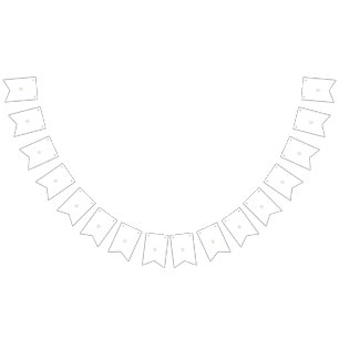 Starburst Pattern   Hand-Drawn Neutral Design Bunting