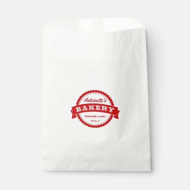 Starburst Seal Personalised Bakery Bags (Front)