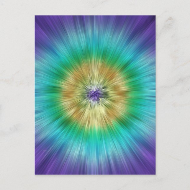 Starburst Tie Dye Postcard (Front)