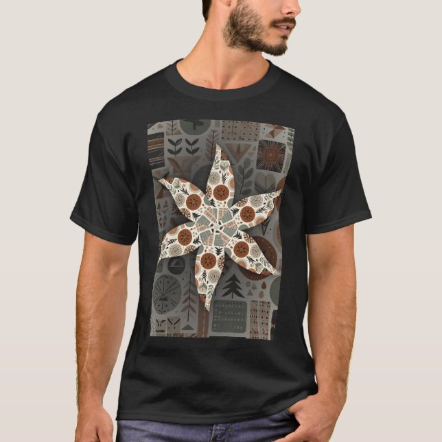 Starburst Tribal T-Shirt (Front)