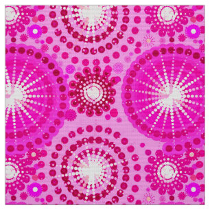 Starbursts and pinwheels, orchid and magenta fabric