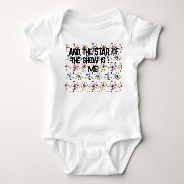 Starbursts Baby Bodysuit (Front)