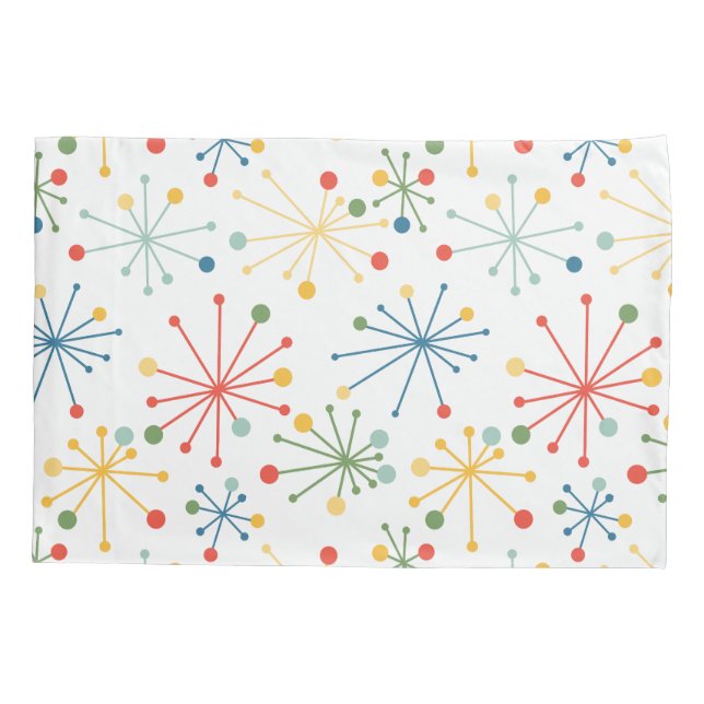 Starbursts in Colour Pillowcase (Back)