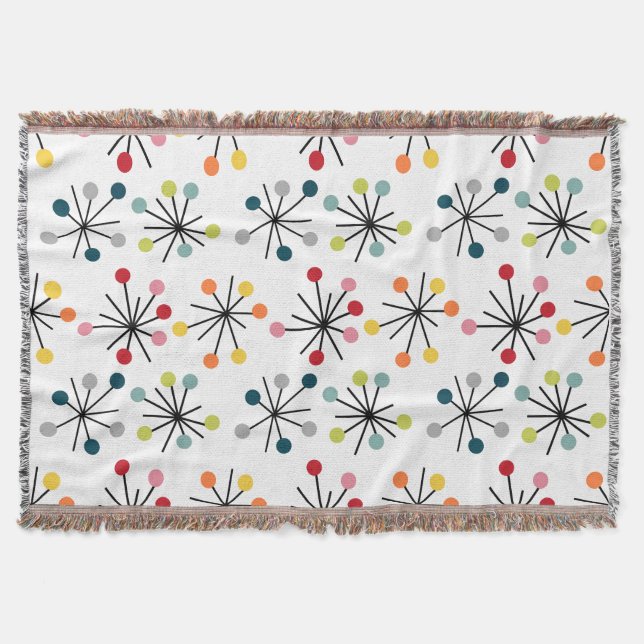 Starbursts Throw Blanket (Front)