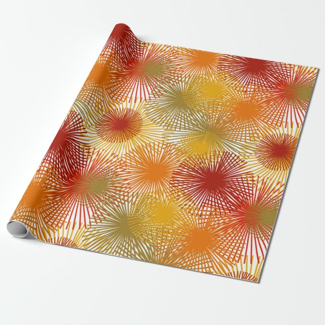 Starbursts  wrapping paper (Unrolled)