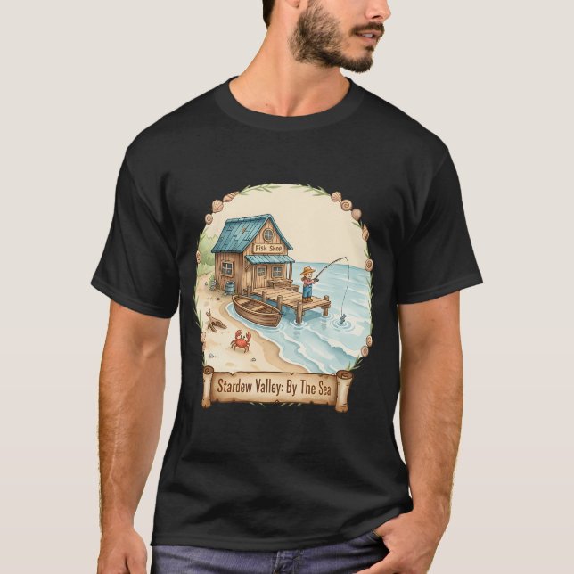 Stardew Valley By The Sea T-Shirt (Front)