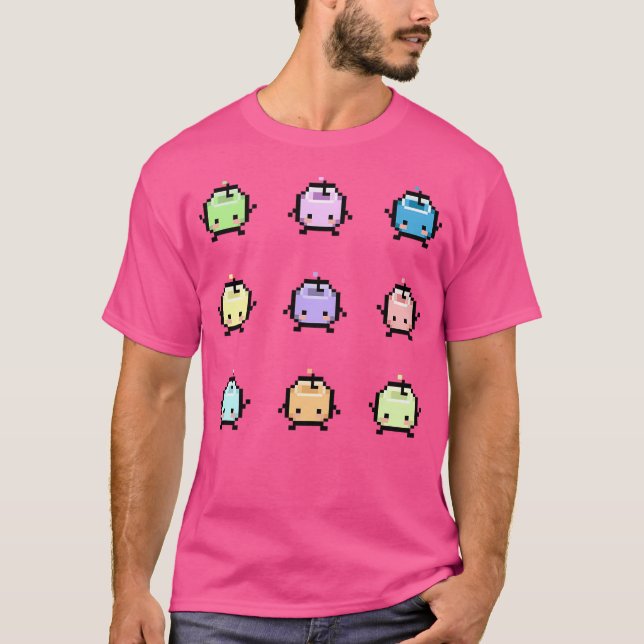 Stardew Valley Pastel Junimos T-Shirt (Front)