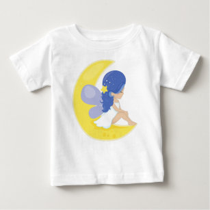 Stardust Fairy, Cute Fairy, Fairy On The Moon Baby T-Shirt