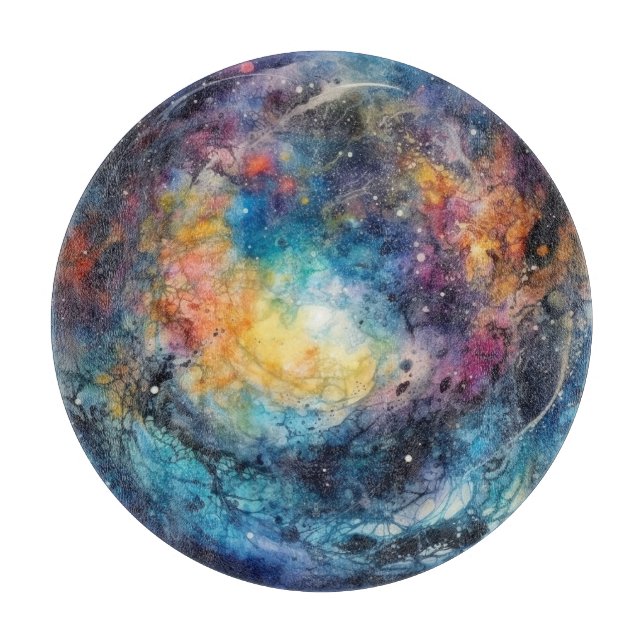 Stardust Galaxy Cutting Board (Front)