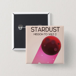 Stardust Mission to Comet Wild 2 15 Cm Square Badge