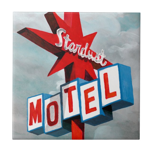 Stardust Motel Sign Tile (Front)