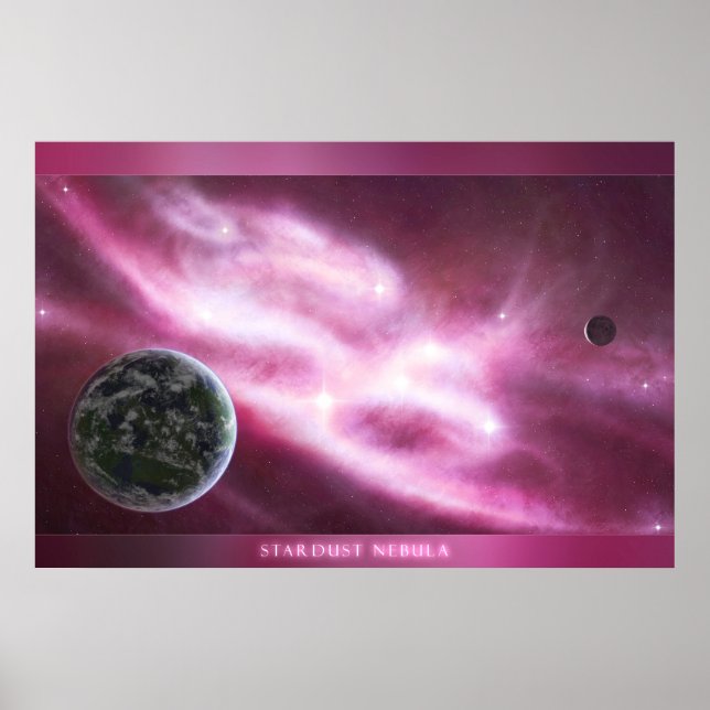 Stardust Nebula Poster (Front)