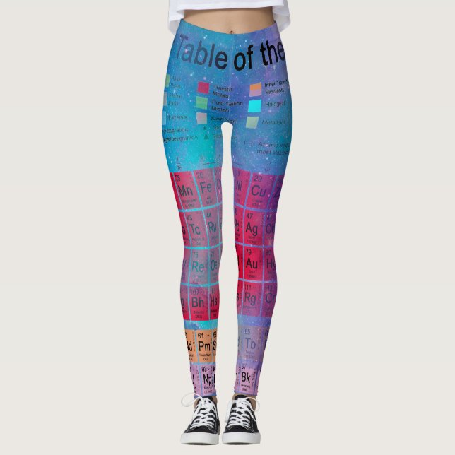 Stardust Periodic Table Leggings (Front)