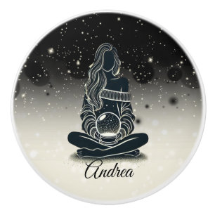 Stardust Reflections Ceramic Knob