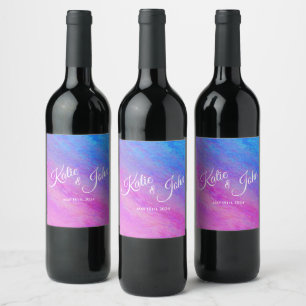 Stardust Sea-Wedding- Wine Label