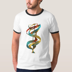 Stardust Trails - Cosmic Adventure Ringer T-Shirt