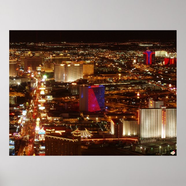 Stardust & West Las Vegas Strip Poster Print (Front)
