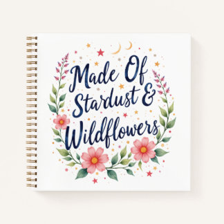 Stardust Wildflowers Dreamy Floral Journal Art
