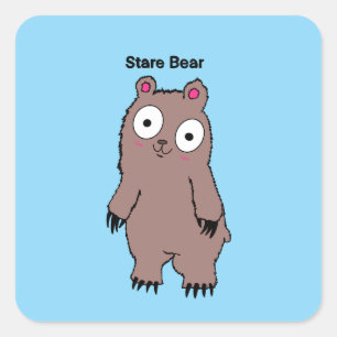 Stare Bear Sticker