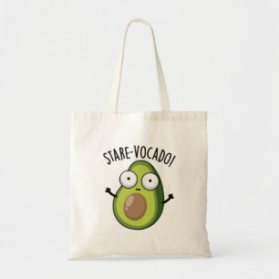 Stare-vocado Funny Avocado Pun Tote Bag