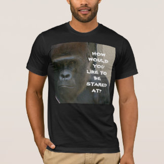 STARED AT GORILLA tee
