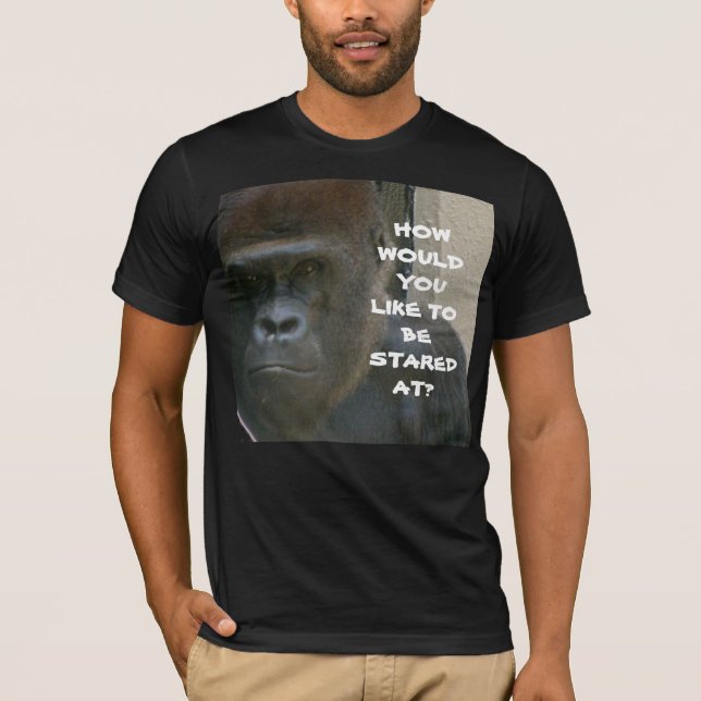 STARED AT GORILLA tee (Front)