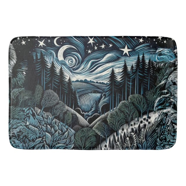 Starfall Bath Mat (Front)