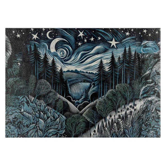 Starfall Cutting Board (Front)