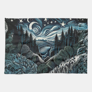 Starfall Tea Towel