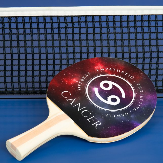 Starfield Cancer Crab Western Zodiac Ping Pong Paddle (Insitu)