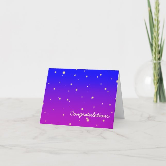 Starfield Congratulations Card (Front)
