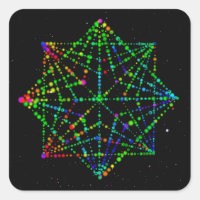 Starfield Kaleidoscope Design