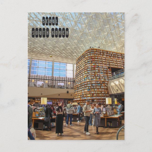 Starfield Library in Seoul Postcard (Front)