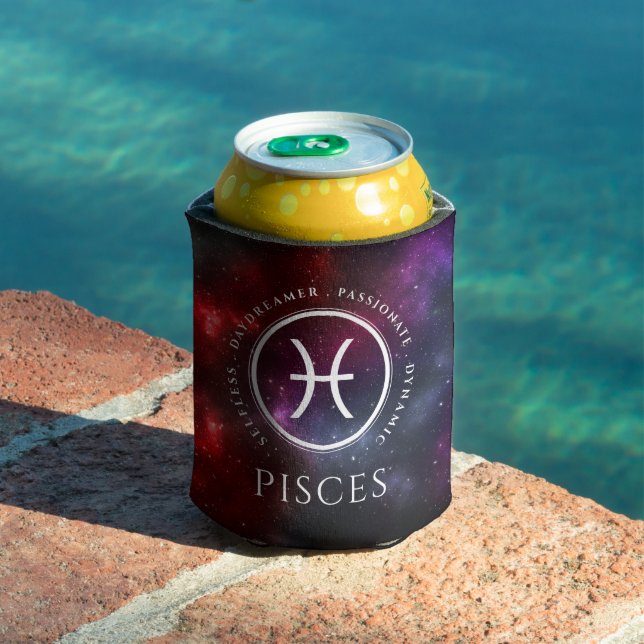 Starfield Pisces Fish Western Zodiac Can Cooler (In Situ Pool)