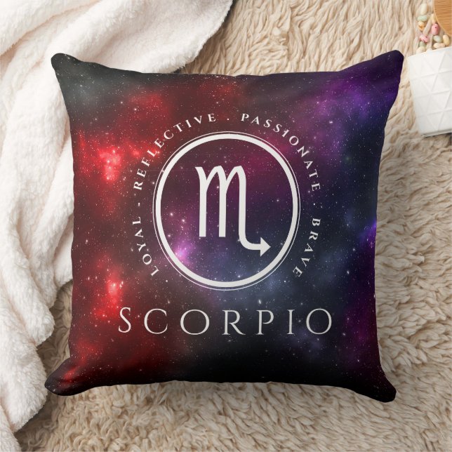 Starfield Scorpio Scorpion Western Zodiac Cushion (Blanket)