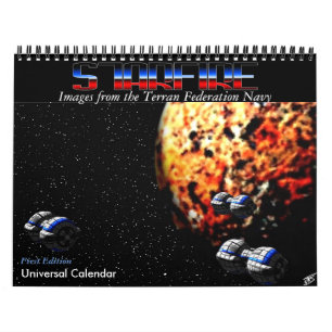 Starfire Calendar: Terran Federation Navy, 1st Ed Calendar