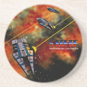Starfire Coaster: KON Destroyers in battle Coaster