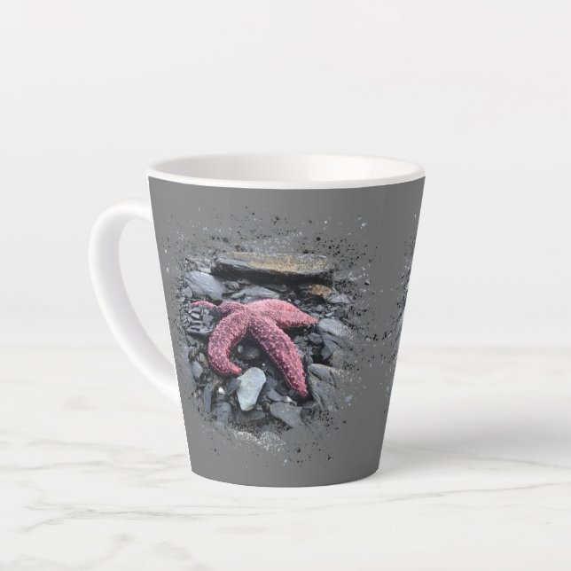 Starfish - 12 oz. Latte Mug (Left Angle)