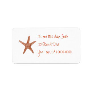 Starfish Address Label