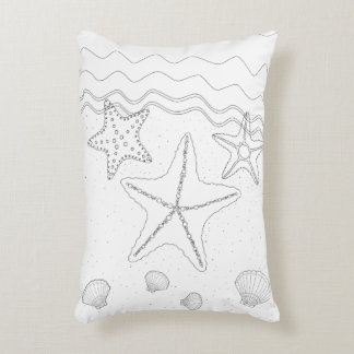 Starfish Adult Colouring Pillow